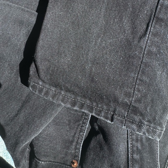 Vintage 501 Levi's Black Straight Jeans - Picture 4 of 8